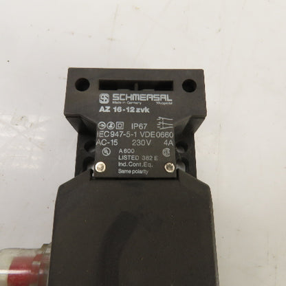 Schmersal AZ16-12ZVK Safety Interlock Switch 230V 4A (No Key) Lot Of 2