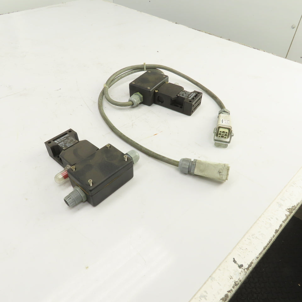 Schmersal AZ16-12ZVK Safety Interlock Switch 230V 4A (No Key) Lot Of 2