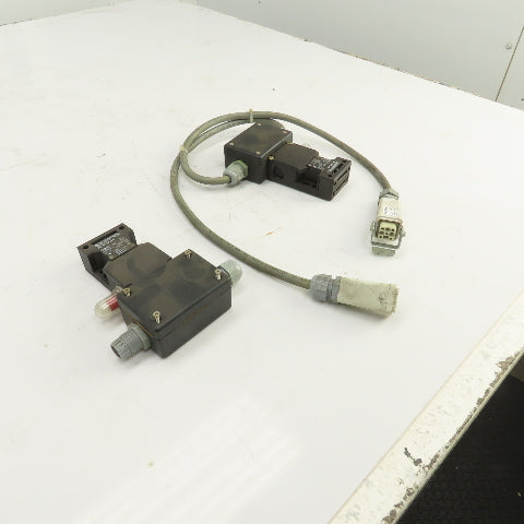 Schmersal AZ16-12ZVK Safety Interlock Switch 230V 4A (No Key) Lot Of 2