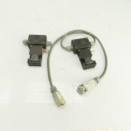 Schmersal AZ16-12ZVK Safety Interlock Switch 230V 4A (No Key) Lot Of 2