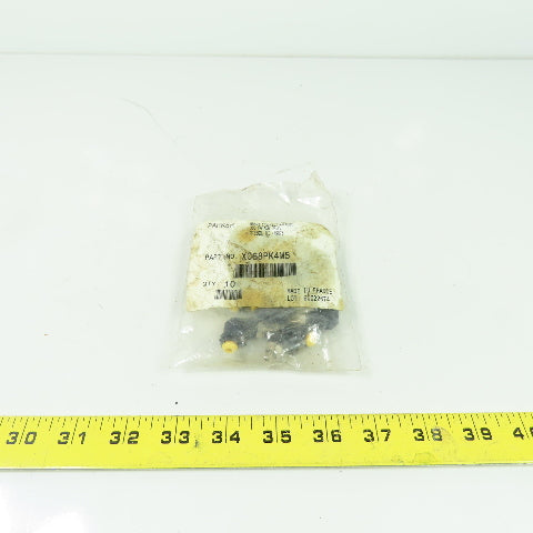 Parker XC68PK4M5 Pneumatic Male Elbow Lot Of 10