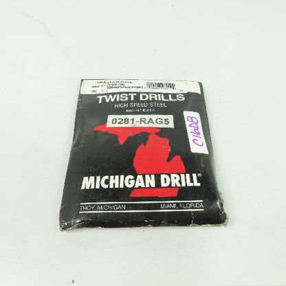 Michigan Drill 600S F 1-7/16 Flute 2-5/8 OAL Point Twist Drills Lot Of 12