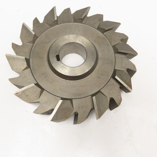 Brown & Sharpe 6" x 1" x 1-1/4" Bore Grooving Skipped Tooth Slitting Blade 20T