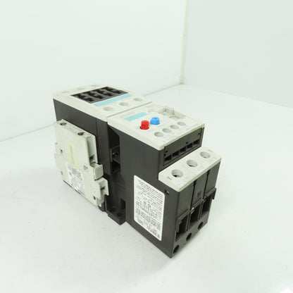 Siemens 3RT1034-1A 600VAC Motor Starter Contactor 110V Coil W/3RU1136-4EB0 Relay