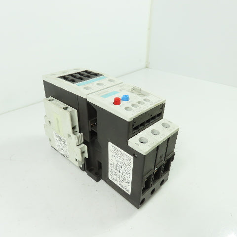 Siemens 3RT1034-1A 600VAC Motor Starter Contactor 110V Coil W/3RU1136-4EB0 Relay