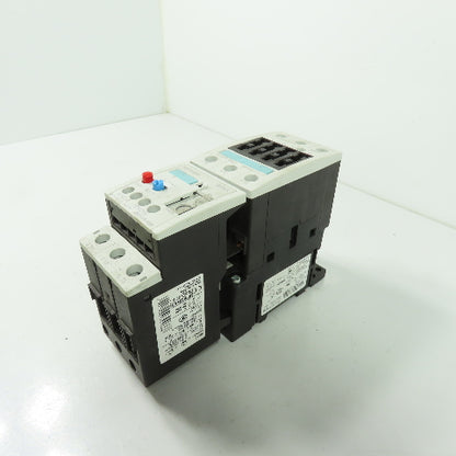Siemens 3RT1034-1A 600VAC Motor Starter Contactor 110V Coil W/3RU1136-4EB0 Relay