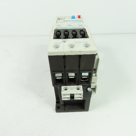 Siemens 3RT1034-1A 600VAC Motor Starter Contactor 110V Coil W/3RU1136-4EB0 Relay