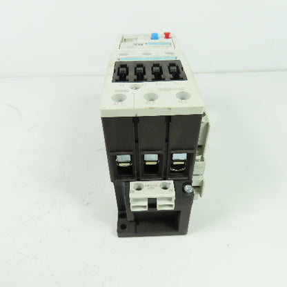 Siemens 3RT1034-1A 600VAC Motor Starter Contactor 110V Coil W/3RU1136-4EB0 Relay