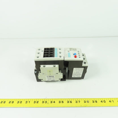 Siemens 3RT1034-1A 600VAC Motor Starter Contactor 110V Coil W/3RU1136-4EB0 Relay