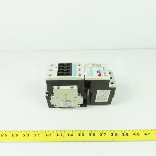 Siemens 3RT1034-1A 600VAC Motor Starter Contactor 110V Coil W/3RU1136-4EB0 Relay
