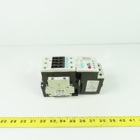 Siemens 3RT1034-1A 600VAC Motor Starter Contactor 110V Coil W/3RU1136-4EB0 Relay
