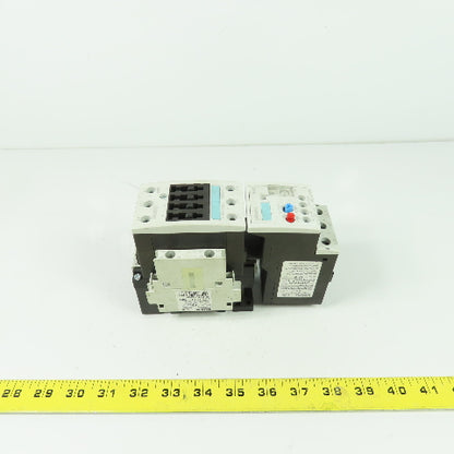 Siemens 3RT1034-1A 600VAC Motor Starter Contactor 110V Coil W/3RU1136-4EB0 Relay