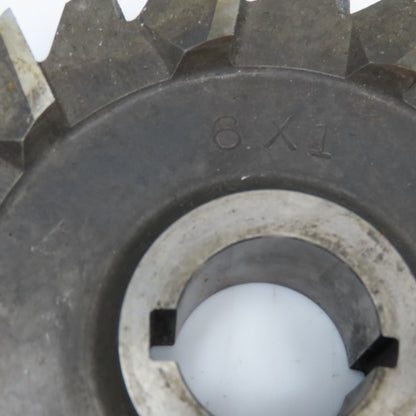 Brown & Sharpe 6" x 1" x 1-1/4" Bore Grooving Skipped Tooth Slitting Blade 20T