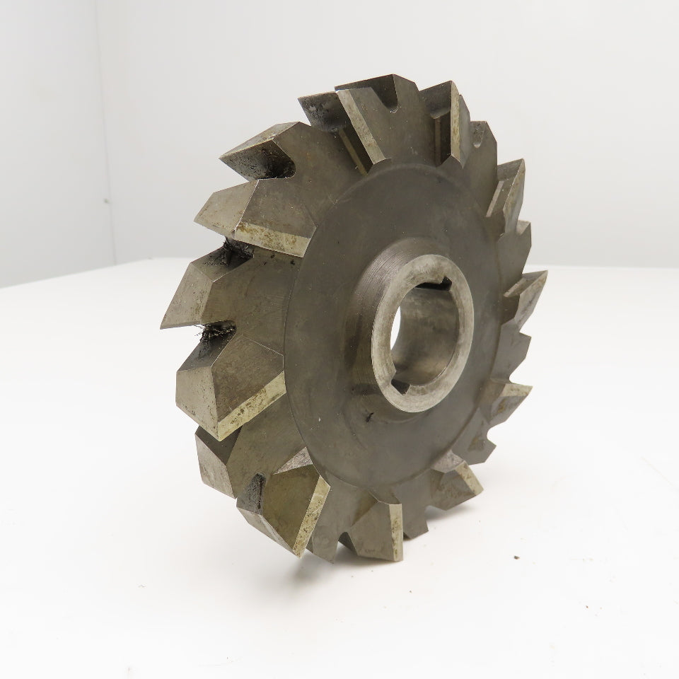 Brown & Sharpe 6" x 1" x 1-1/4" Bore Grooving Skipped Tooth Slitting Blade 20T