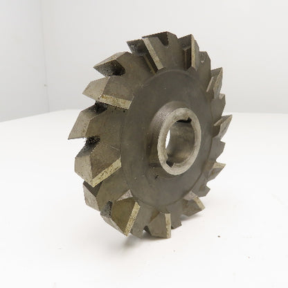 Brown & Sharpe 6" x 1" x 1-1/4" Bore Grooving Skipped Tooth Slitting Blade 20T