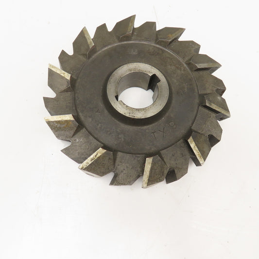 Brown & Sharpe 6" x 1" x 1-1/4" Bore Grooving Skipped Tooth Slitting Blade 20T