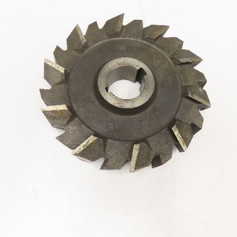 Brown & Sharpe 6" x 1" x 1-1/4" Bore Grooving Skipped Tooth Slitting Blade 20T