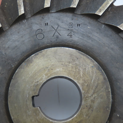 Brown & Sharpe 6" x 3/4" x 1" Bore Grooving Slitting Blade 22T