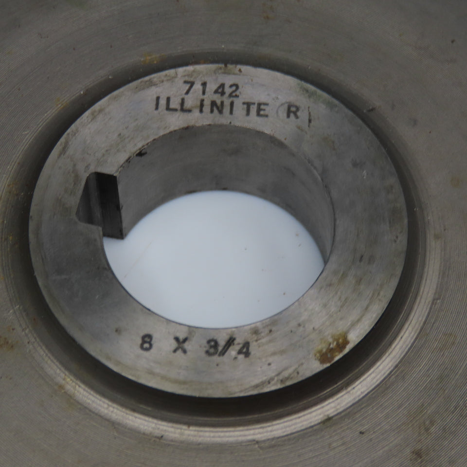 Illinite 8" x 3/4" x 1-1/4" Bore Grooving Slitting Blade 32T