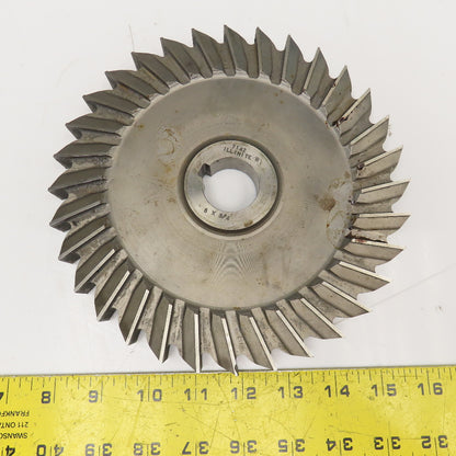 Illinite 8" x 3/4" x 1-1/4" Bore Grooving Slitting Blade 32T