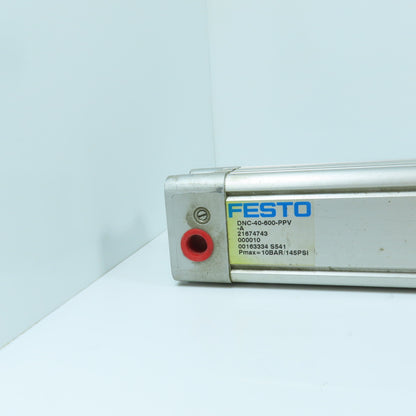 Festo DNC-40-600-PPV-A Double Acting Pneumatic Cylinder 40mm Bore 600mm Stroke
