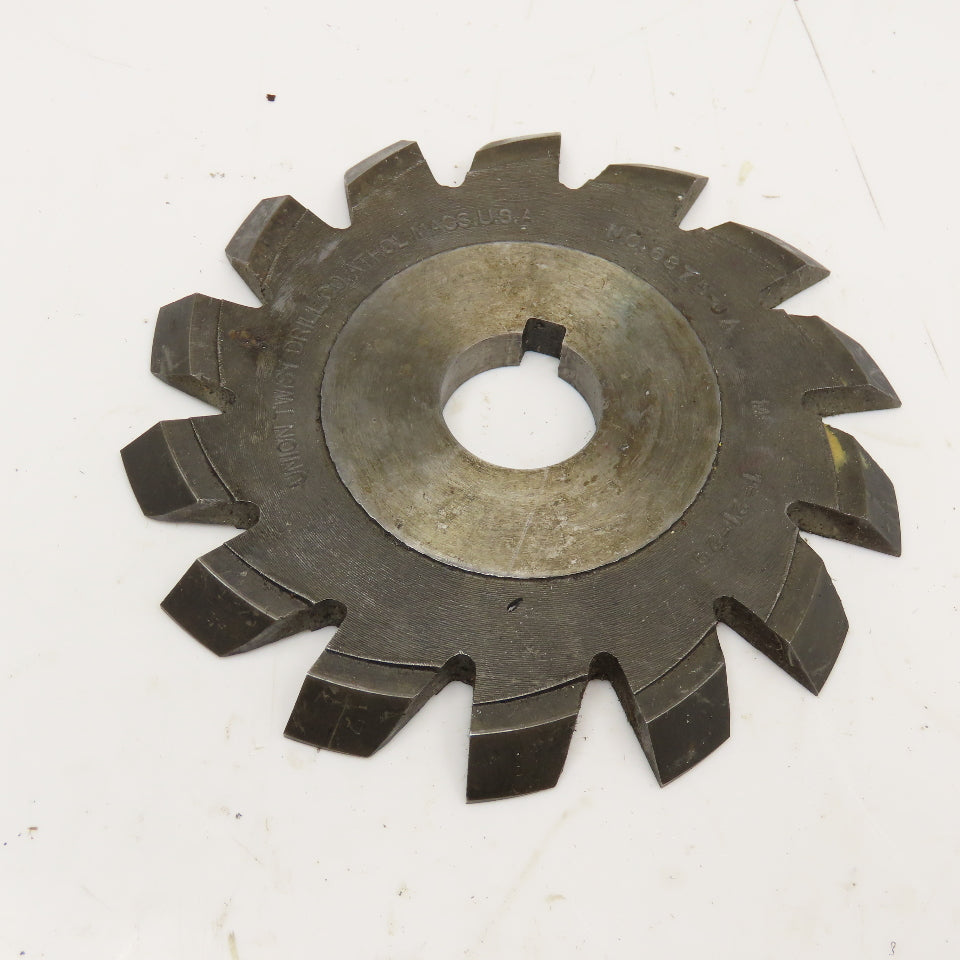 Union Twist Drill 6875-JA 5" x 5/16" x 1" Bore Slot Cutter Blade 14T