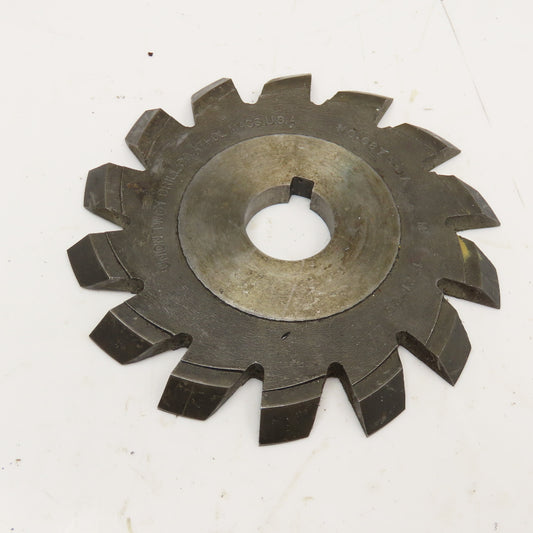 Union Twist Drill 6875-JA 5" x 5/16" x 1" Bore Slot Cutter Blade 14T