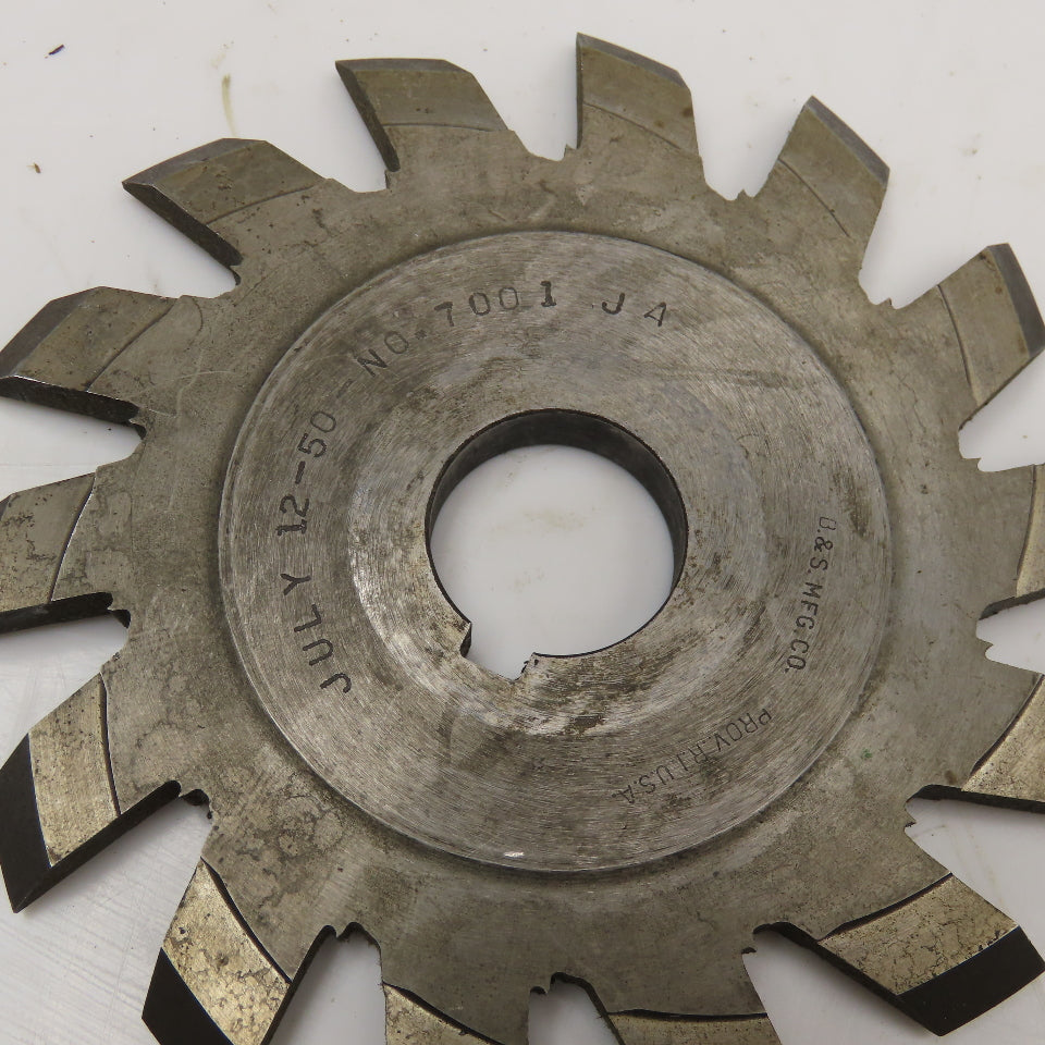 Brown & Sharpe 7001 5" x 1/4" x 1" Bore Slot Cutter Blade 14T