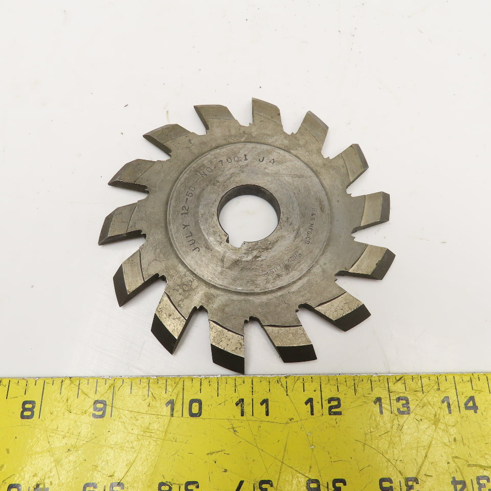 Brown & Sharpe 7001 5" x 1/4" x 1" Bore Slot Cutter Blade 14T
