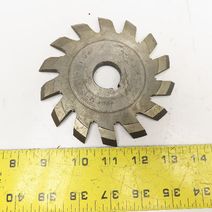 Brown & Sharpe 7001 5" x 1/4" x 1" Bore Slot Cutter Blade 14T