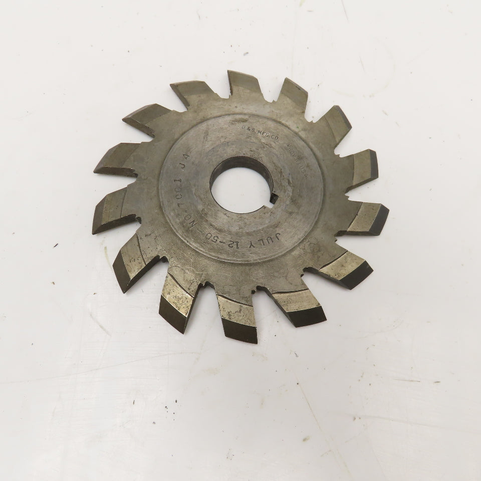 Brown & Sharpe 7001 5" x 1/4" x 1" Bore Slot Cutter Blade 14T
