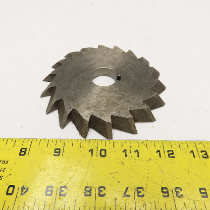 Brown & Sharpe 5" x 7/16" x 1" Bore Slot Cutter Blade 14T