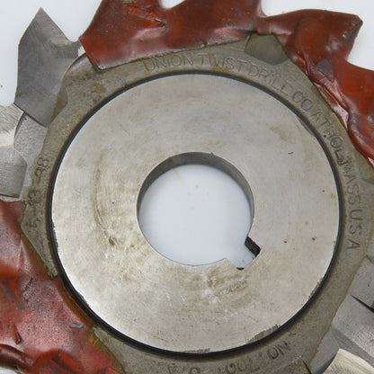 Union Twist Drill 4-3/4" x 5/16" x 1" Bore Slot Cutter Blade 14T