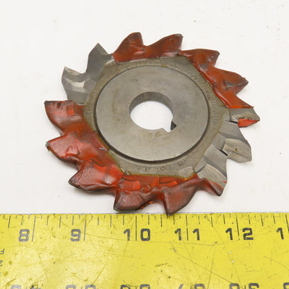 Union Twist Drill 4-3/4" x 5/16" x 1" Bore Slot Cutter Blade 14T