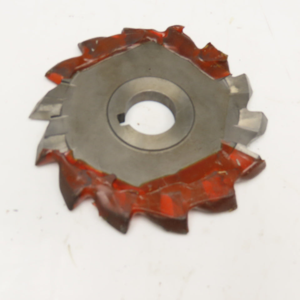 Union Twist Drill 4-3/4" x 5/16" x 1" Bore Slot Cutter Blade 14T