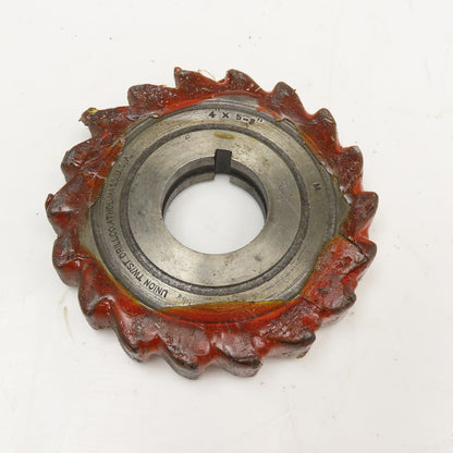 Union Twist Drill 4" x 5/8" x 1-1/4" Bore Slot Cutter Blade 18T