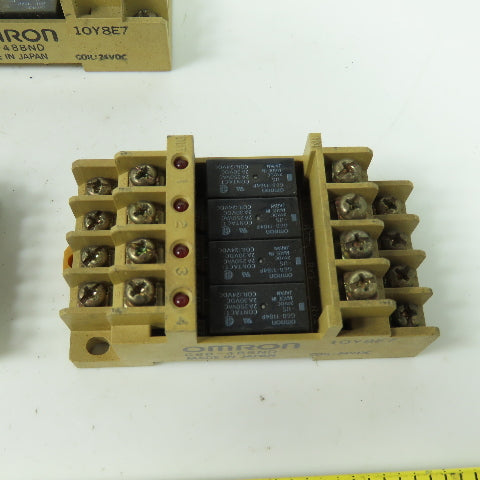Omron G6B-48BND Relay Terminal Block 24VDC Coil Lot Of 7