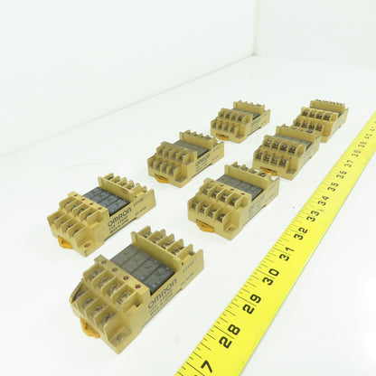 Omron G6B-48BND Relay Terminal Block 24VDC Coil Lot Of 7