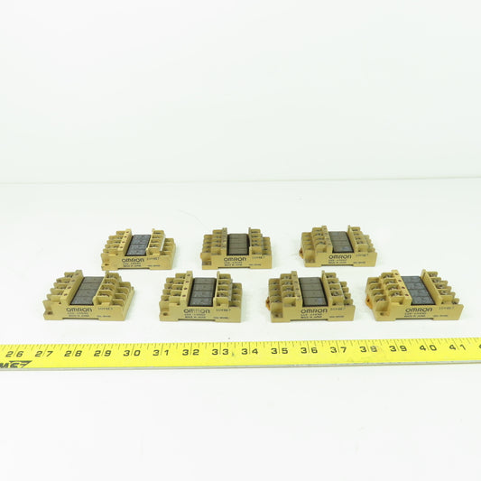Omron G6B-48BND Relay Terminal Block 24VDC Coil Lot Of 7