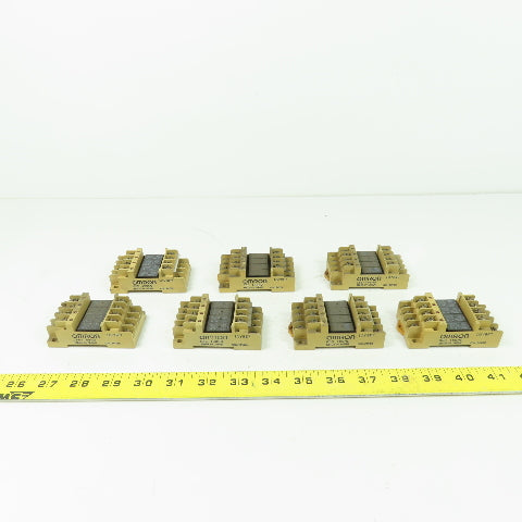 Omron G6B-48BND Relay Terminal Block 24VDC Coil Lot Of 7