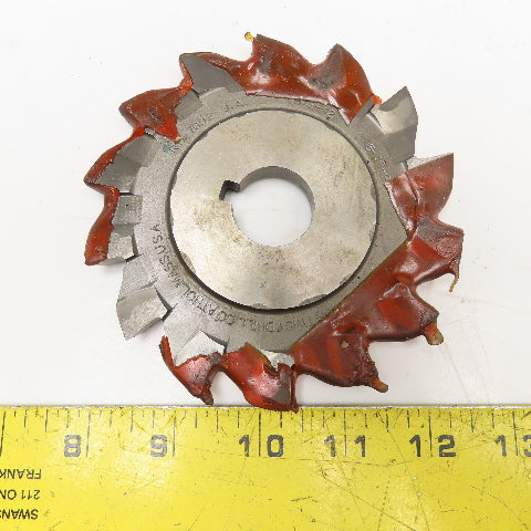 Union Twist Drill 4-3/4" x 5/16" x 1" Bore Slot Cutter Blade 14T