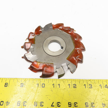 Union Twist Drill 4-3/4" x 5/16" x 1" Bore Slot Cutter Blade 14T