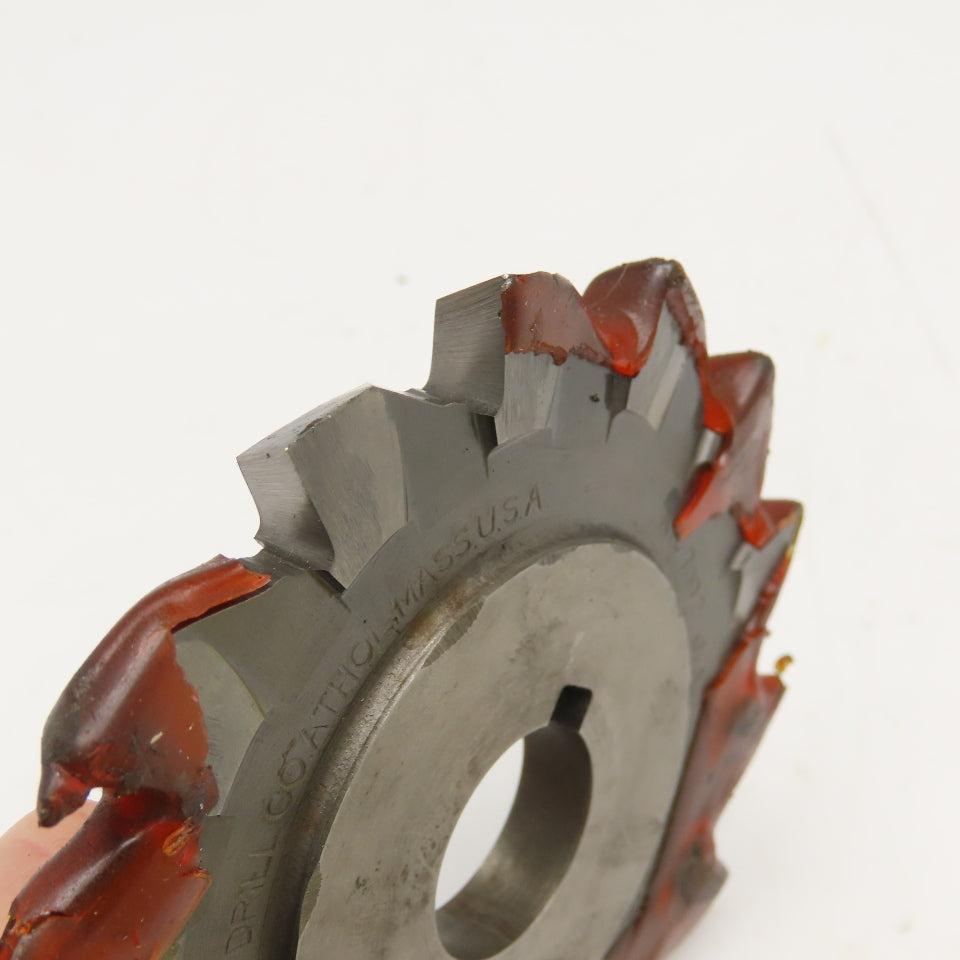 Union Twist Drill 4-3/4" x 5/16" x 1" Bore Slot Cutter Blade 14T