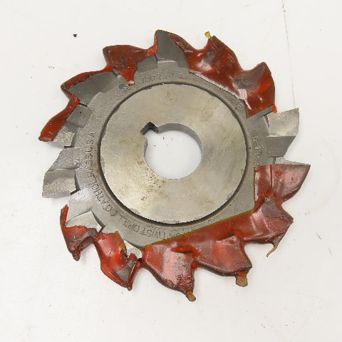 Union Twist Drill 4-3/4" x 5/16" x 1" Bore Slot Cutter Blade 14T