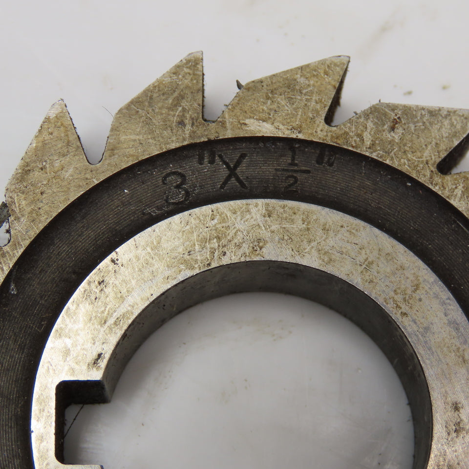 Brown & Sharpe 3" x 1/2" x 1-1/4" Bore Slot Cutter Blade 16T