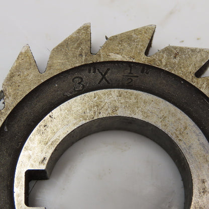 Brown & Sharpe 3" x 1/2" x 1-1/4" Bore Slot Cutter Blade 16T