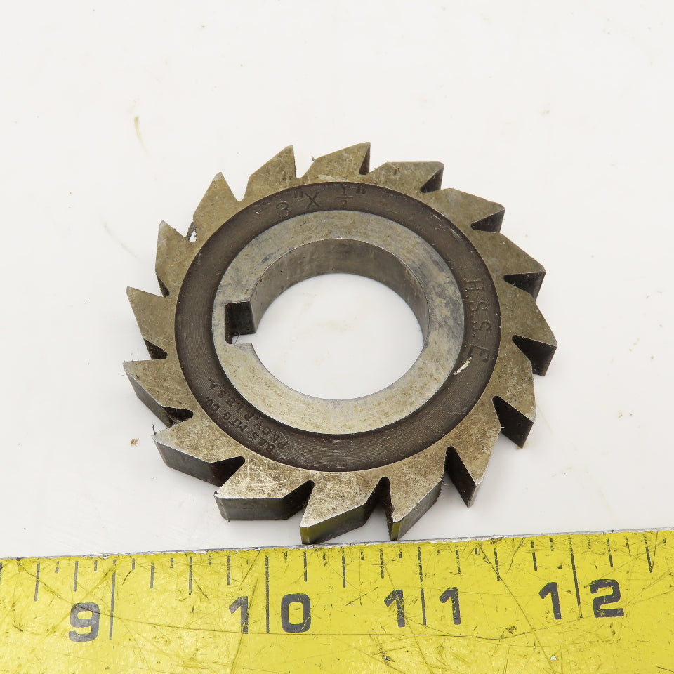 Brown & Sharpe 3" x 1/2" x 1-1/4" Bore Slot Cutter Blade 16T