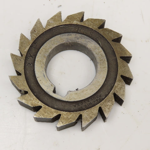 Brown & Sharpe 3" x 1/2" x 1-1/4" Bore Slot Cutter Blade 16T
