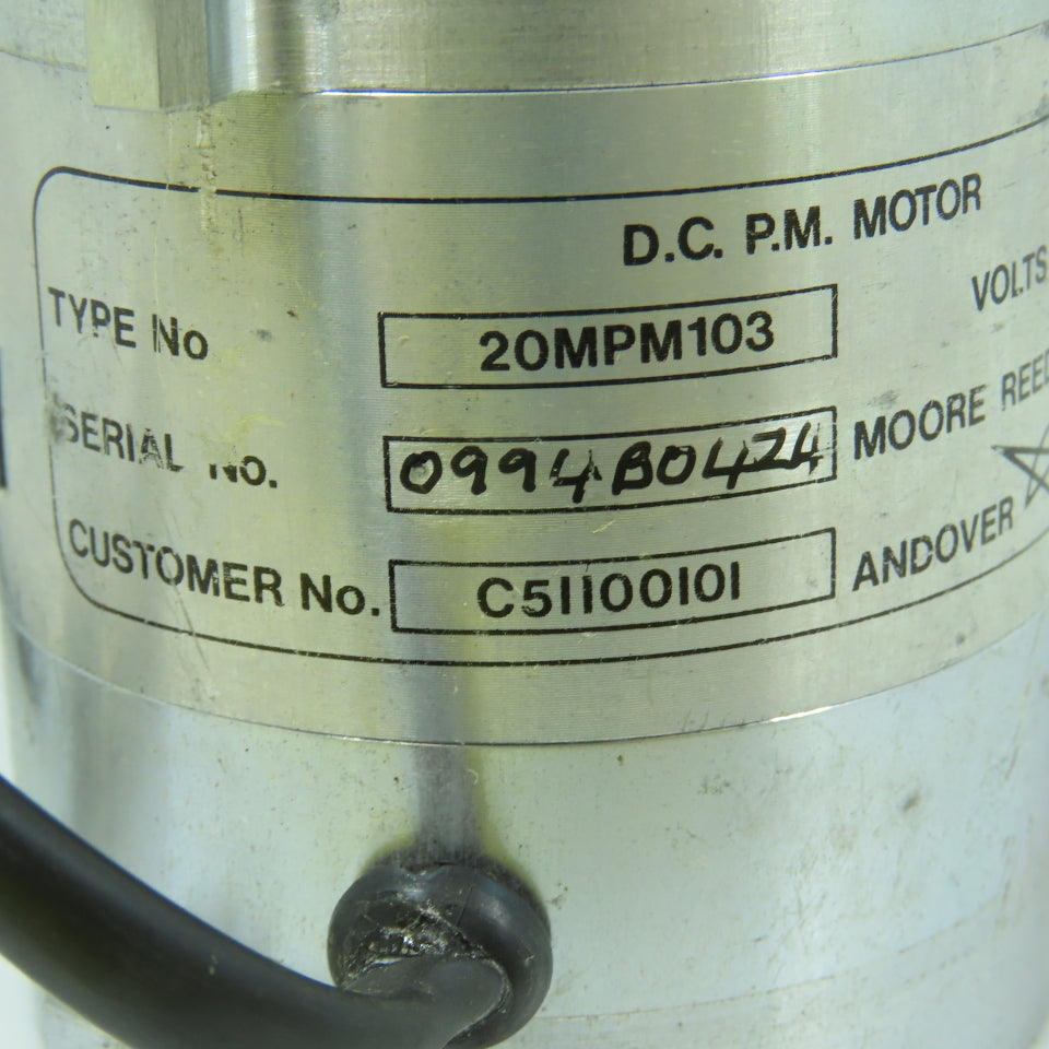 Moore Reed 20MPM103 DC P.M. Motor 14VDC 8mm Shaft