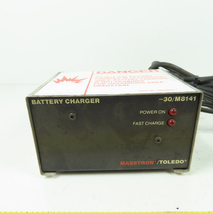 Masstron Toledo 8643-1 Battery Charger 12VDC 115VAC 30/M8141